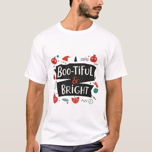 Schönes und helles, festliches Design T-Shirt (Vorderseite)