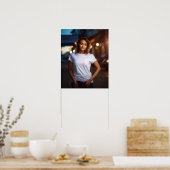 Schönes und hübsches Modell für schwule Haare Poster (Küche)