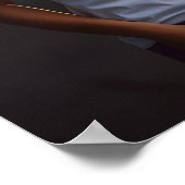 Schönes und hübsches Modell für schwule Haare Poster (Ecke)