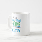 Schönes und junges YaYa Kaffeetasse (Vorderseite Links)