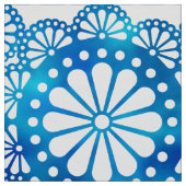 Schönes und klassisches indigofarbenes Muster Stoff (Muster)