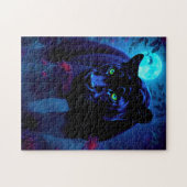 Schönes und majestätisches Panther mitten im Garte Puzzle (Horizontal)