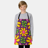 Schönes und Niedliches Blume-Muster Schürze (Getragen)