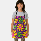 Schönes und Niedliches Blume-Muster Schürze (Insitu)