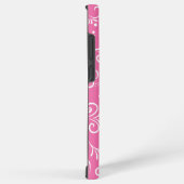 Schönes und Niedliches rosa Zierwerk Samsung Galaxy Hülle (Rechte Seite)