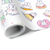 Schönes und Niedliches Sonnenmuster Geschenkpapier (Rolleneckpunkt)