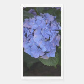 Schönes und rustikales Hortensia Hydrangea Lila Serviette (Vorderseite)