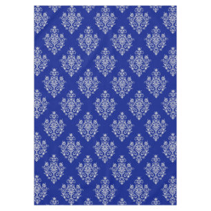 Schönes und stilvolles Damask-Muster auf Cobalt Bl Tischdecke