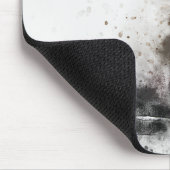 Schönes und trendy Black Cat Not leidendes Foto Mousepad (Ecke)