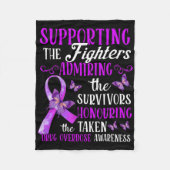 Schönes und unterstützendes Arzneimittelüberdosier Fleecedecke (Vorderseite)