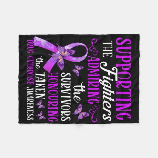 Schönes und unterstützendes Arzneimittelüberdosier Fleecedecke (Vorderseite (Horizontal))