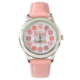 Schönes Unicorn Sweet Monogram Girl Gift Armbanduhr