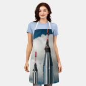 Schönes Universum Schürze (Getragen)