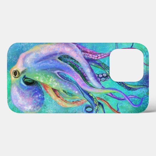 Schönes Unterwasser-Oktopus-Unterwasser-Leben Zeic Case-Mate iPhone Hülle (Rückseite (Horizontal))