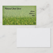 Schönes üppiges grünes Reis-Feld Visitenkarte (Vorne/Hinten)