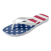 schönes US Flagge Badesandalen (Schrägansicht)