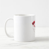 Schönes Valentinstag-Motiv auf eleganter Tasse (Links)