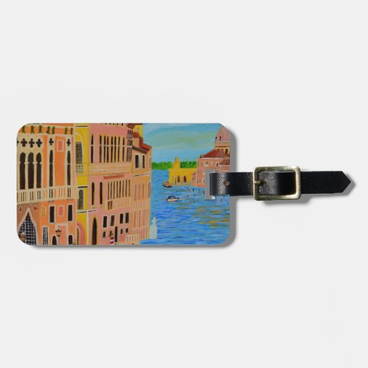 Schönes Venedig Gepäckanhänger (Vorderseite horizontal)