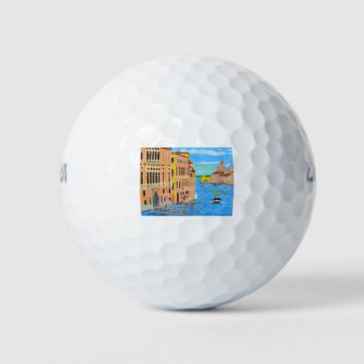 Schönes Venedig Golfball (Vorderseite)