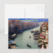 Schönes Venedig - Grande Canale Italien Postkarte (Vorne/Hinten)
