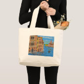 Schönes Venedig Jumbo Stoffbeutel (Vorderseite (Produkt))