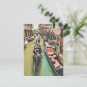 Schönes Venedig mit Gondola Szene Postkarte (Stehend Vorderseite)