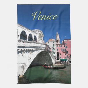 Schönes Venedig, Rialto-Brücke Küchentuch