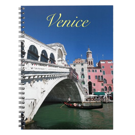 Schönes Venedig, Rialto-Brücke Notizblock (Vorderseite)
