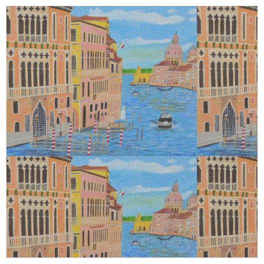 Schönes venezianisches Baumwollgewebe Stoff (Nahaufnahme)
