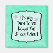 Schönes Vertrauen Ankurbelung der Affirmation Zita Magnet (Vorne)