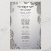 Schönes Verziertes Hochzeitspapier (Rückseite)