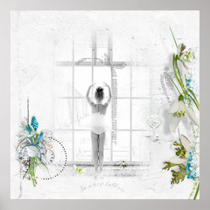 Schönes Viktorianisches Ballett Elegantes Poster