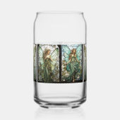 Schönes Viktorianisches geflügeltes Glas (Rechts)