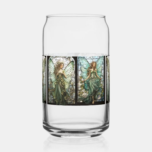 Schönes Viktorianisches geflügeltes Glas (Rechts)