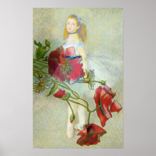 Schönes Viktorianisches Motif / Renoir Ballerina P Poster (Vorne)