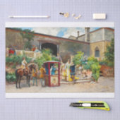 Schönes Vintage-Bild bereit für Entdeckung Seidenpapier (Handwerk)