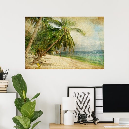 Schönes Vintage Poster (Heimbüro)