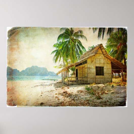 Schönes Vintage Poster 36" x 24", Papier (Matte) (Vorne)