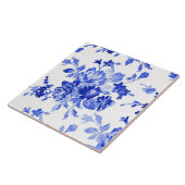 Schönes Vintages Blumenmuster Fliese (Seite)