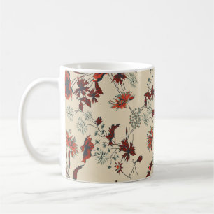 Schönes Vintages Blumenmuster in vielen Varianten Kaffeetasse