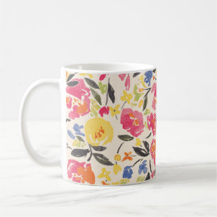 Schönes Vintages Blumenmuster in vielen Varianten Kaffeetasse
