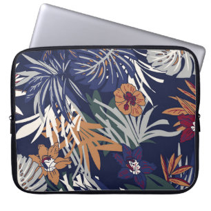 Schönes Vintages Blumenmuster in vielen Varianten Laptopschutzhülle