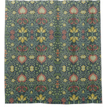 Schönes Vintages Blumenmuster Rosa Gelb Grün