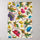 Schönes Vintages botanisches Illustrationspopster Poster (Vorne)