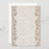 Schönes Vintages Design, Notizkarte oder Einladung (Vorne/Hinten)