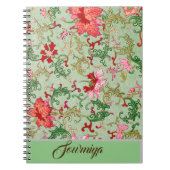 Schönes Vintages Design personalisiert Notizblock (Vorderseite)