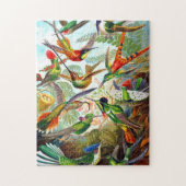 Schönes Vintages Hummingbird Print Bird Puzzle (Vertikal)