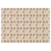 Schönes Vintages Kaffeeprinzip Tischdecke (Vorderseite (Horizontal))