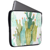 Schönes Vintages Kakteen, Sukkulturen, Kakteen blo Laptopschutzhülle (Vorne Rechts)