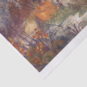 Schönes Vintages Kunstdecoupon Seidenpapier (Ausschnitt)